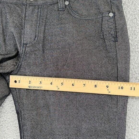 Prana Denim Pants Womens 8/29 (32x31) Black Dark Wash Straight Leg - Picture 6 of 11